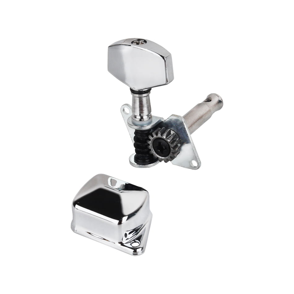 Gearlly 6Pcs 3L3R Semi-Closed String Tuning Pegs Tuning Keys Machine Heads Tuners For Electric Guitar or Acoustic Guitar