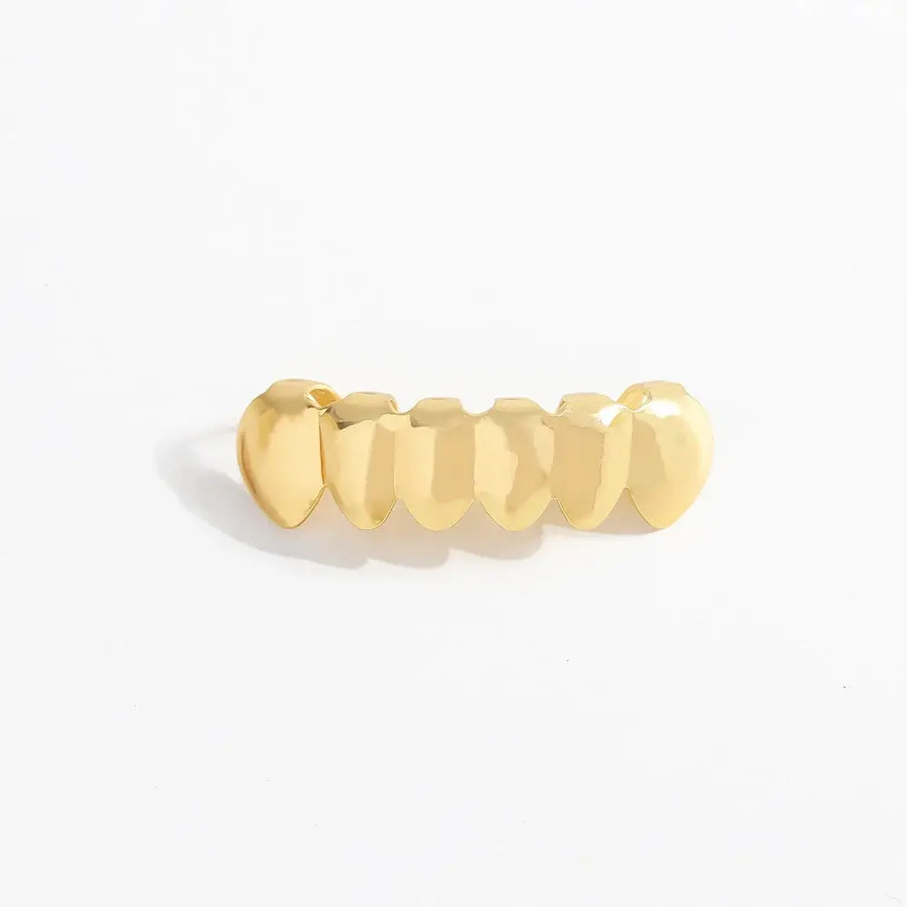 2025 Hip Hop Tooth Grillz Glossy Unisex Dental Jewelry for Men Women Parties Halloween Costume Rapper Accessories