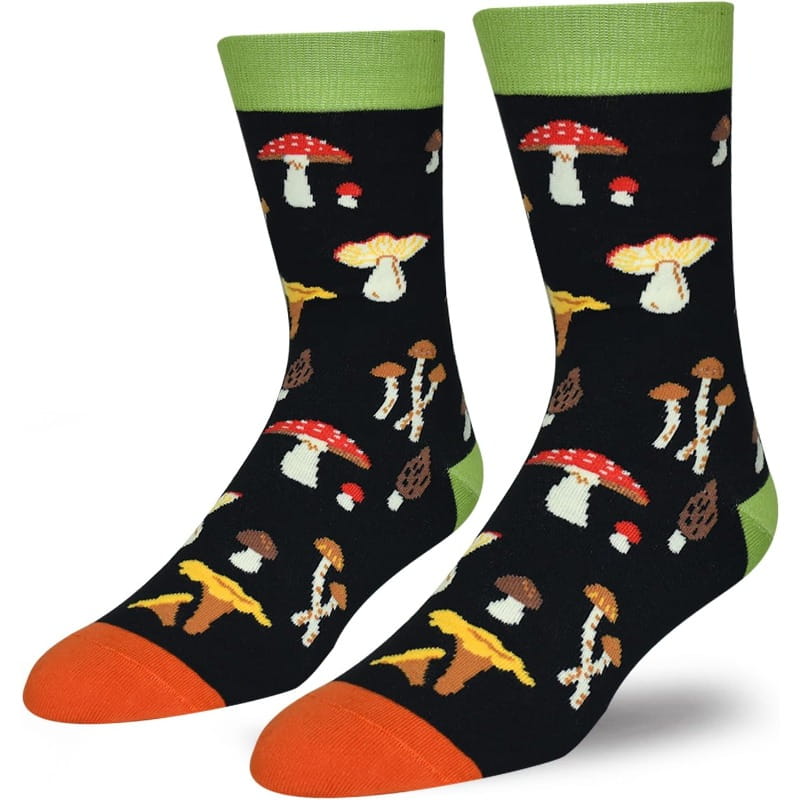 1 Pair Skateboard Hip Hop Funny New Happy Harajuku Mushroom Letter Printed Socks new