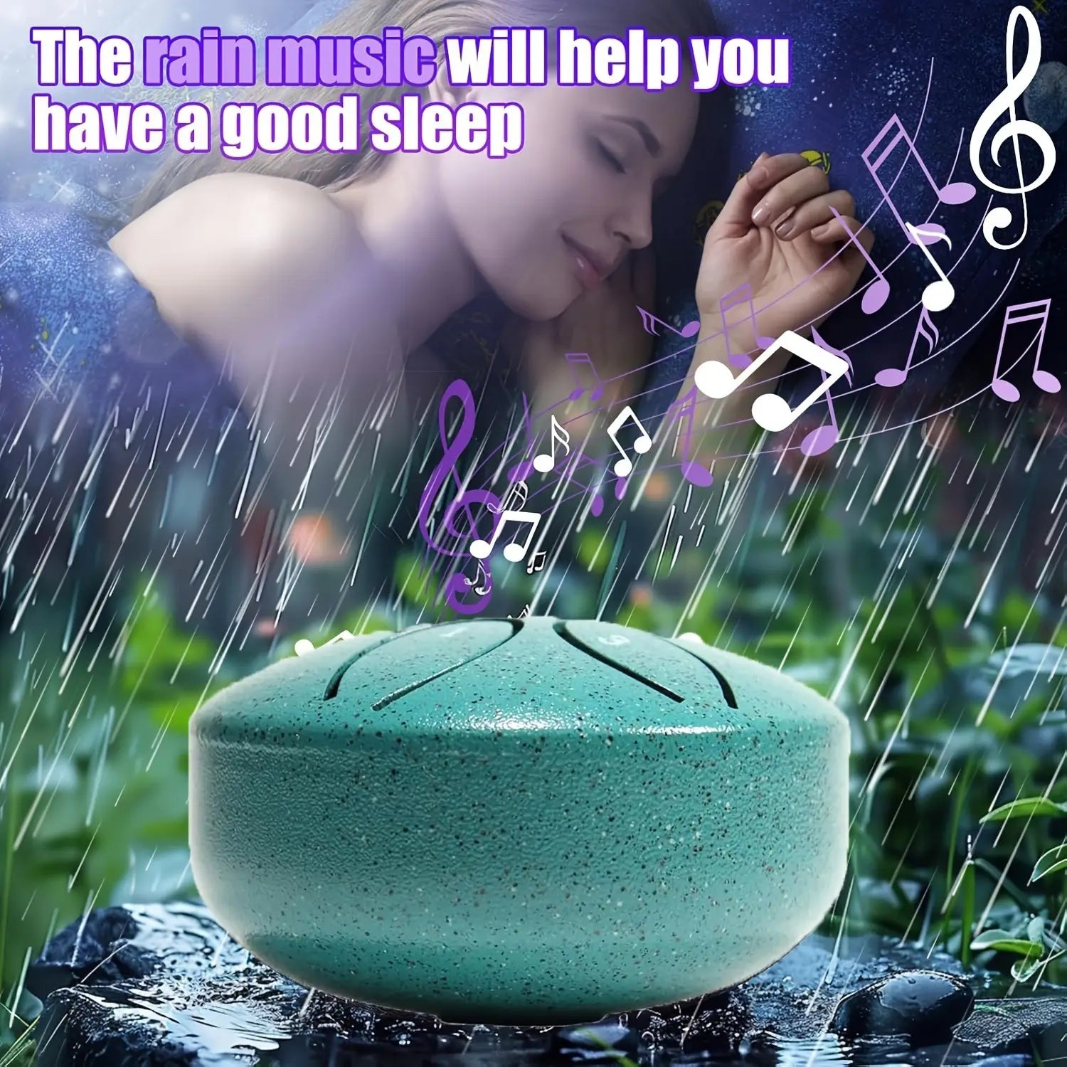 3 Inch Steel Tongue Drum - 6 Tone Handheld Instrument for Meditation & Yoga Perfect Musical Gift for Beginners