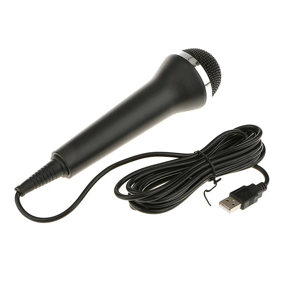 USB Wired Microphone Karaoke Mic for Sony PS5/PS4/PS3/Xbox One/Wii U/ Nintendo Switch/PC Gaming Console Singing Recording Mic
