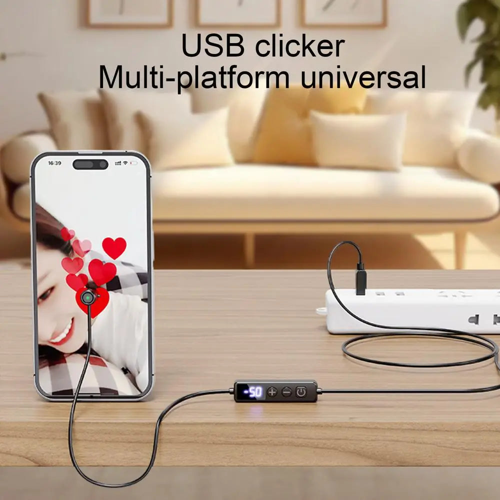 USB Automatic Phone Screen Clicker Simulated Finger Clicking Tapper Silent Click Physical Tapper For Game Assistance Tasks