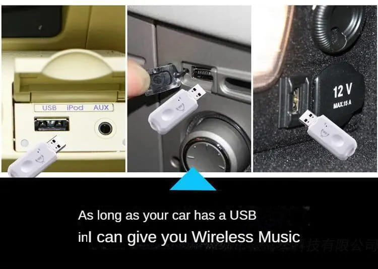 USB Bluetooth-Compatible Stereo Music Receiver Wireless Audio Adapter Music Speaker Receiver Adapter For Speaker For Phone Car
