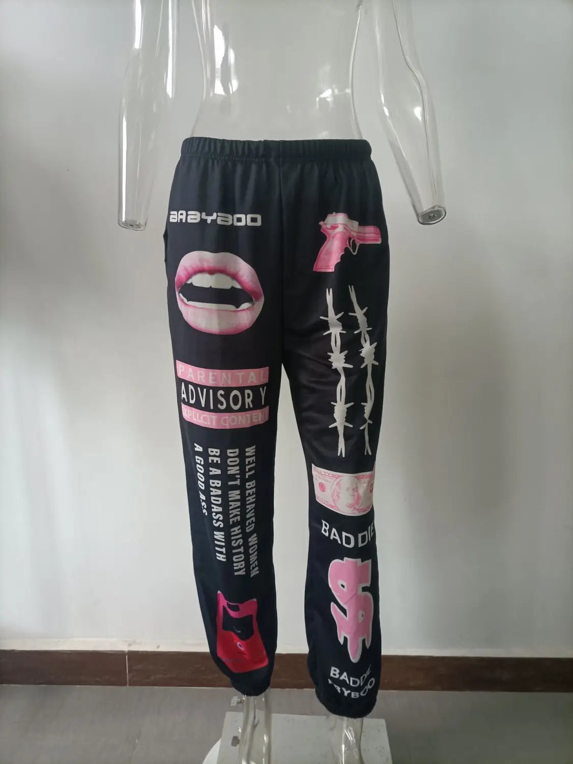 Hip-hop Graphic Sweatpants Women’s Jogger Trousers Harajuku High Waist Loose Casual Pants Sweatpants Women Pants Women