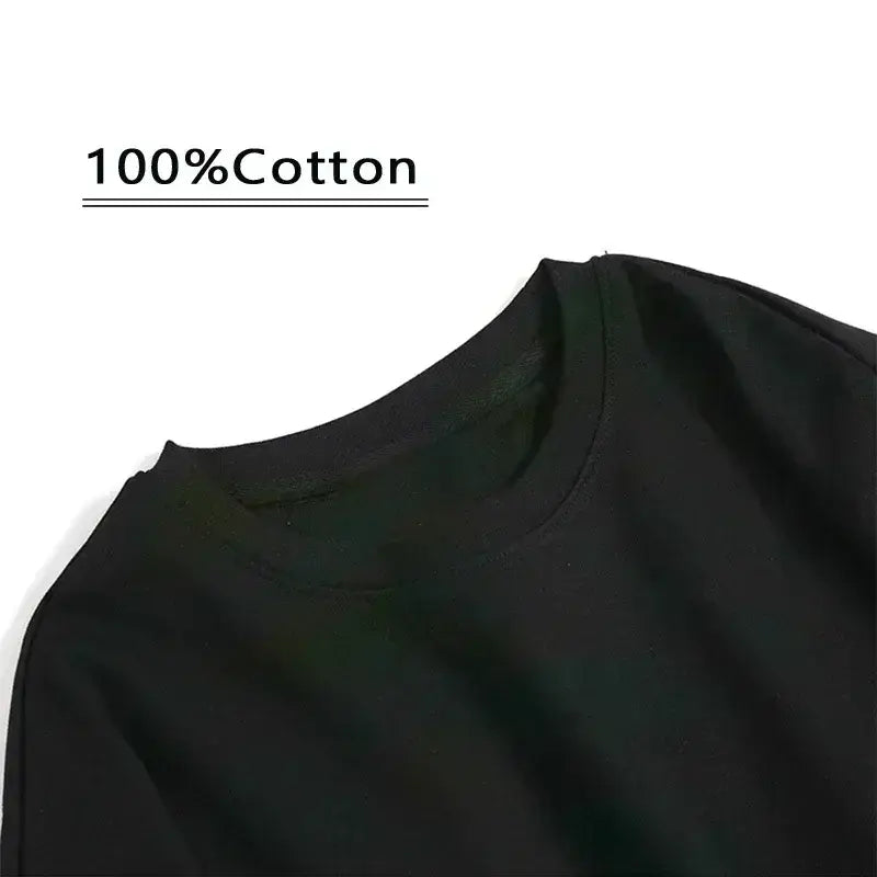 2026 Summer Men’s Hip Hop Letter Printed Casual 100% Cotton Round Neck T-shirt Neutral Street Cool Soft Breathable Short Sleeve