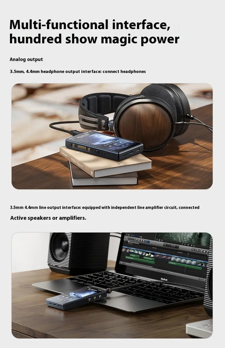 NEW Fiio M21 Portable MP3 Player Hi-Res HIFI High Sound Quality Music Player Long Battery Life support Bluetooth WiFi Customize