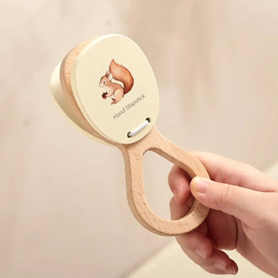Baby Musical Toys Wooden Bear Rattle Bell Drum Xylophone Percussion Early Educational Instrument Playthings for Toddlers Kids