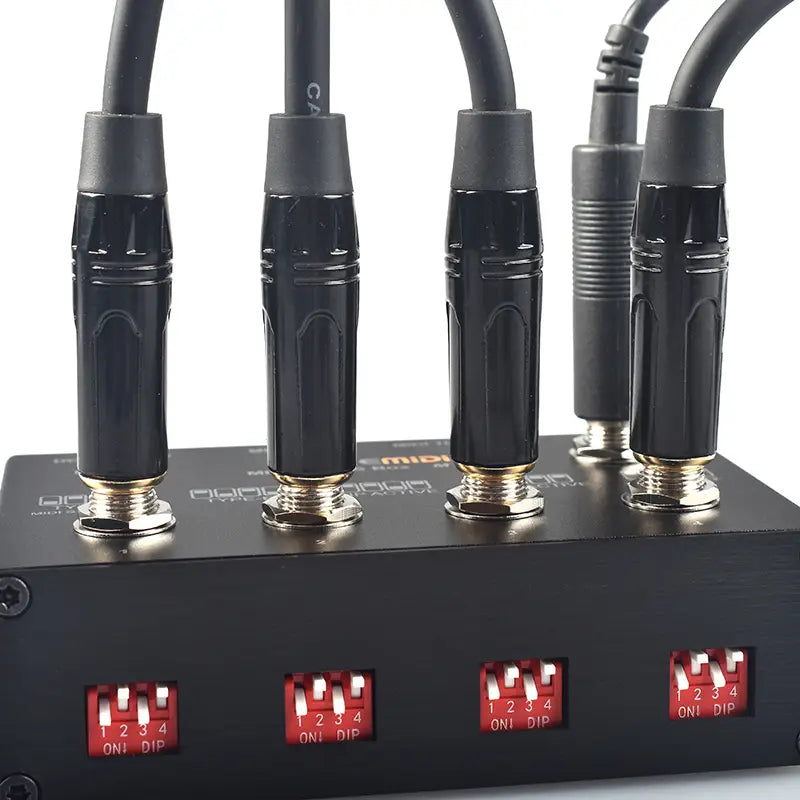MIDI THRU To TRS Box Is Convert MIDI Five-pin DIN Interface Into TRS Interface Convert One MIDI Input Into Five TRS Outputs