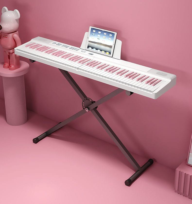 Foldable Piano 88 Keys Midi Bluetooth Adult Electronic Piano Beginners Musical Electric Organ Professional Controller Keyboard