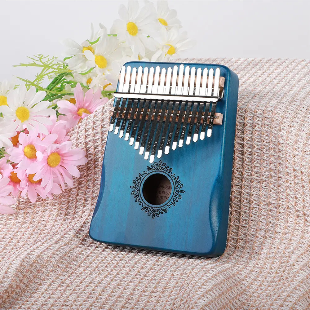 Kalimba Finger Piano 21 Keys 17 Key Thumb Piano Keyboard Musical Instrument Mbira for Beginner Music Lover