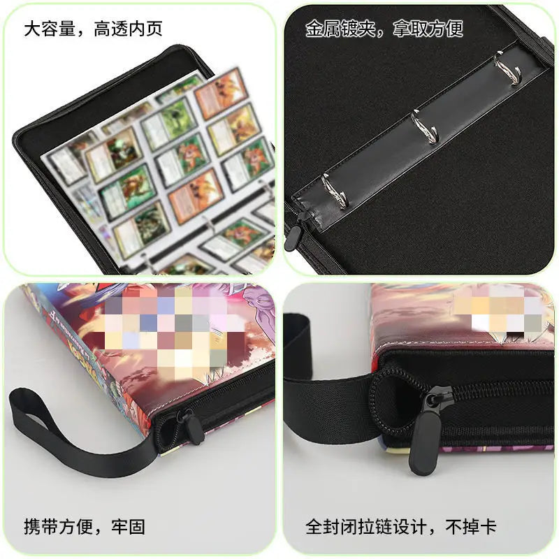 900pcs Card Album Book Anime Heavenly Officials Bless Collection Card Zipper Game Cards Binder Holder kids Gift