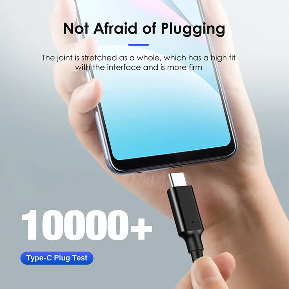 10Gbps USB 3.2 Gen 2 Type C Cable For iPhone 15 Pro Max Macbook iPad Samsung USBC Data Charger 3A Fast charge A To C 1m 2m 3m 5m
