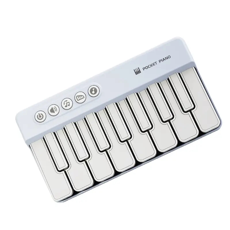 Musical Learning Toy Piano for Portable Design Enhances Creativity While Building Basic Music Knowledge with ABS Texture