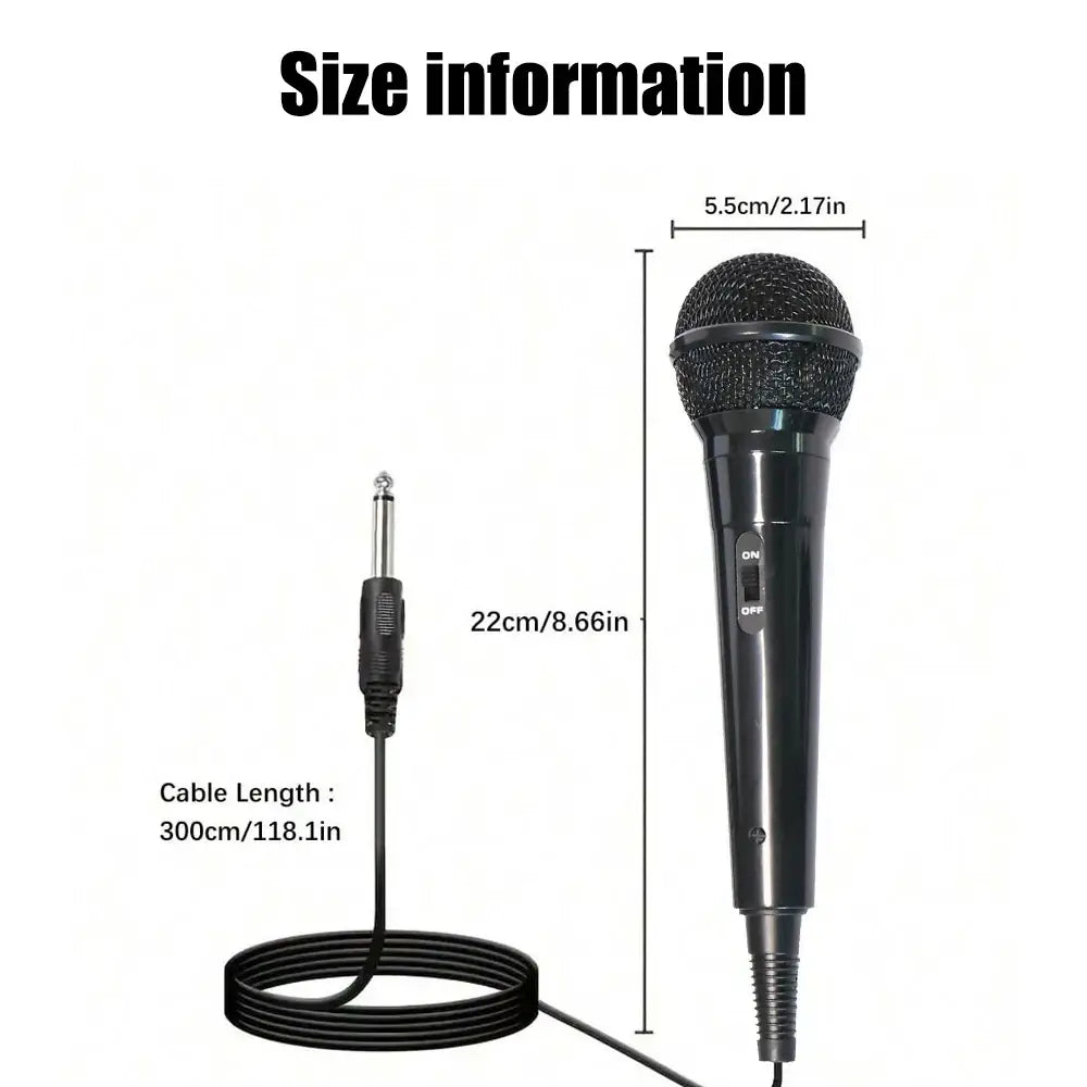 KDES A58 Wired Dynamic Microphone Trolley Multi purpose Wired Microphone Karaoke For Conference Karaoke KTV Singing Performance