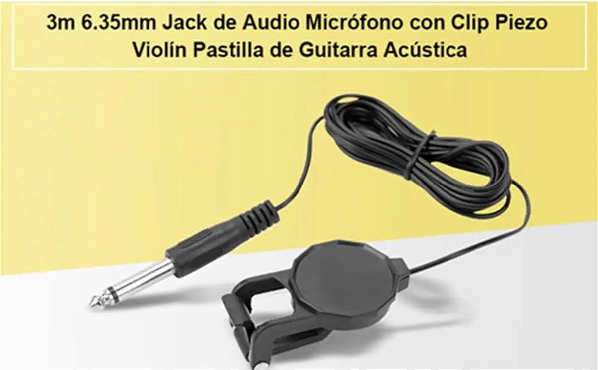 Miwayer Clip-On Pickup Must-Have String Instrument Accessory Durable Musical Instrument Accessory for Acoustic Guitar Violin,