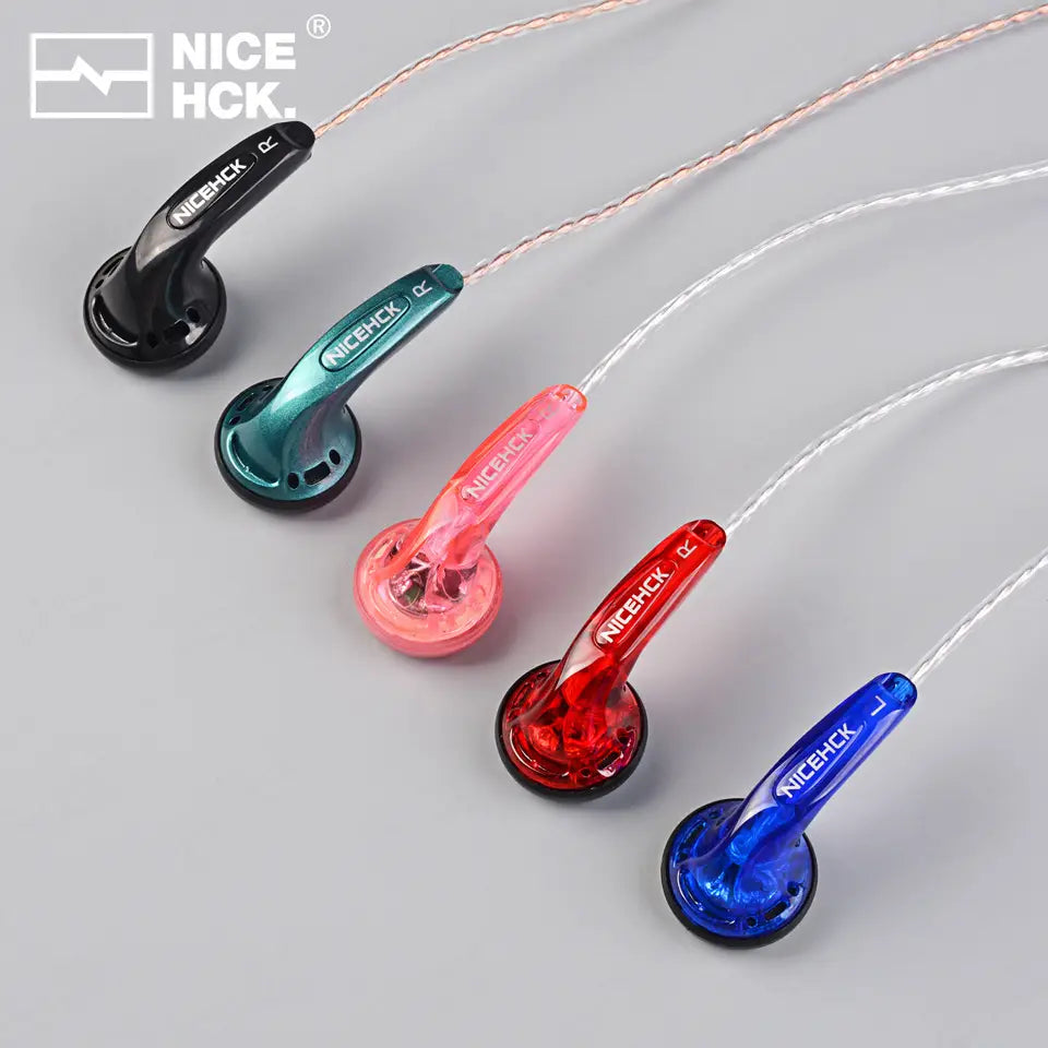 NiceHCK YD30 UV Varnish Surface 3.5mm HIFI Music Wired Earbud 15.4mm Dynamic HD Microphone Earphone for Gaming Meeting Vido EB2S