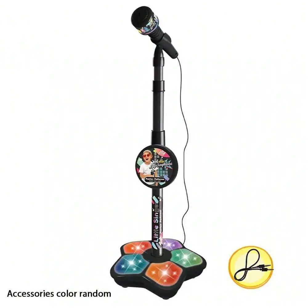 Kids Microphone Stand Toy Portable Children’s Karaoke Electronic Durable Party Karaoke Microphone Stand Kids Karaoke Machine