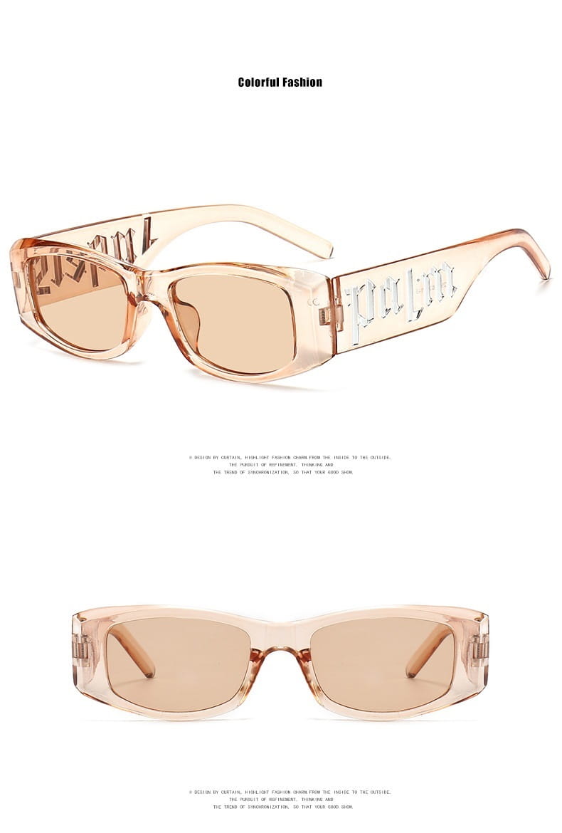 Hip Hop Small Classic Men Women Fashion Sunglasses Designer Square Brand Unisex Glasses Stylish Popular Trend Shades
