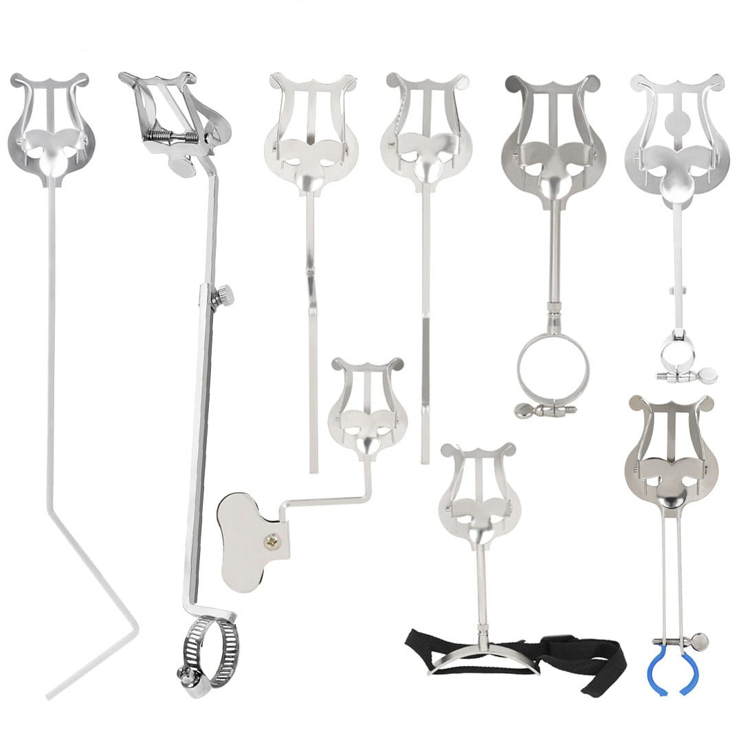 IRIN Music Stand Clarinet Trumpet Flute Winds Saxophone Baritone Portable Marching Sheet Music Stands Musical Instruments Parts