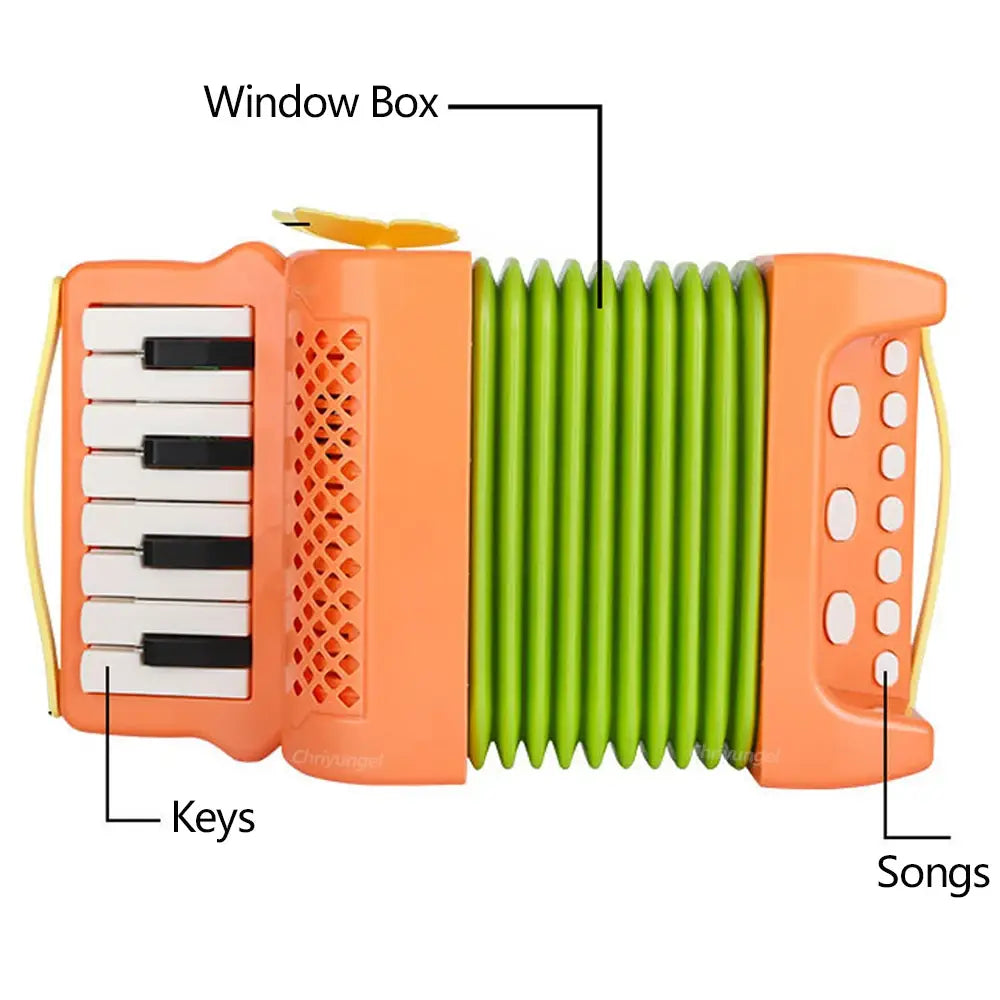 Accordion Toy for Toddlers Musical Instrument Educational Toys Children’s Music Interest Development Gifts for Kids Boys Girls