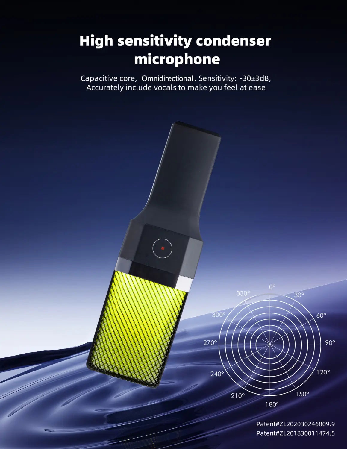 Computer Professional Gaming Condenser Microphone Karaoke Mic PC Laptop USB Wired Live Streaming Podcast Studio Mike Kit Gamer