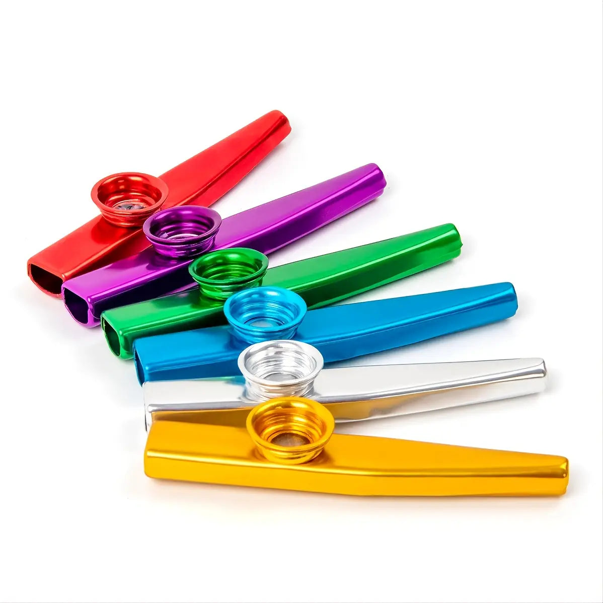 Metal Kazoo Accompaniment for Guitar Ukulele Beginner Simple Easy-to-Learn Instrument Portable Whistle Musical Device Gift Set