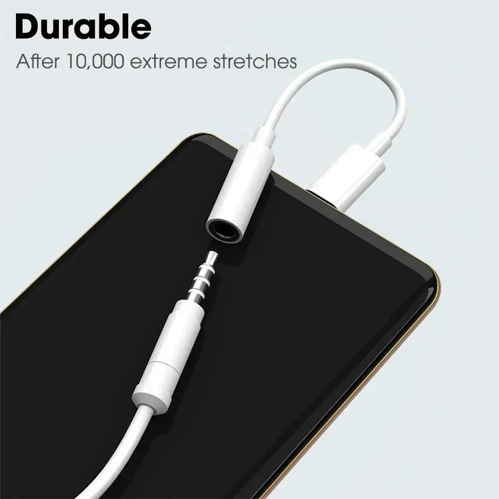 For IPhone 17 16 15 Plus Pro Max HiFi USB Type C To 3.5 Jack Earphone Adapter Type-C 3 5mm Audio Cable Converter