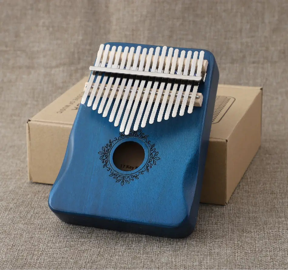 Kalimba music instrument Thumb Piano 17 Keys Mahogany Wood Finger Piano Combinations Gifts for Kids Portable Mbira Finger Piano