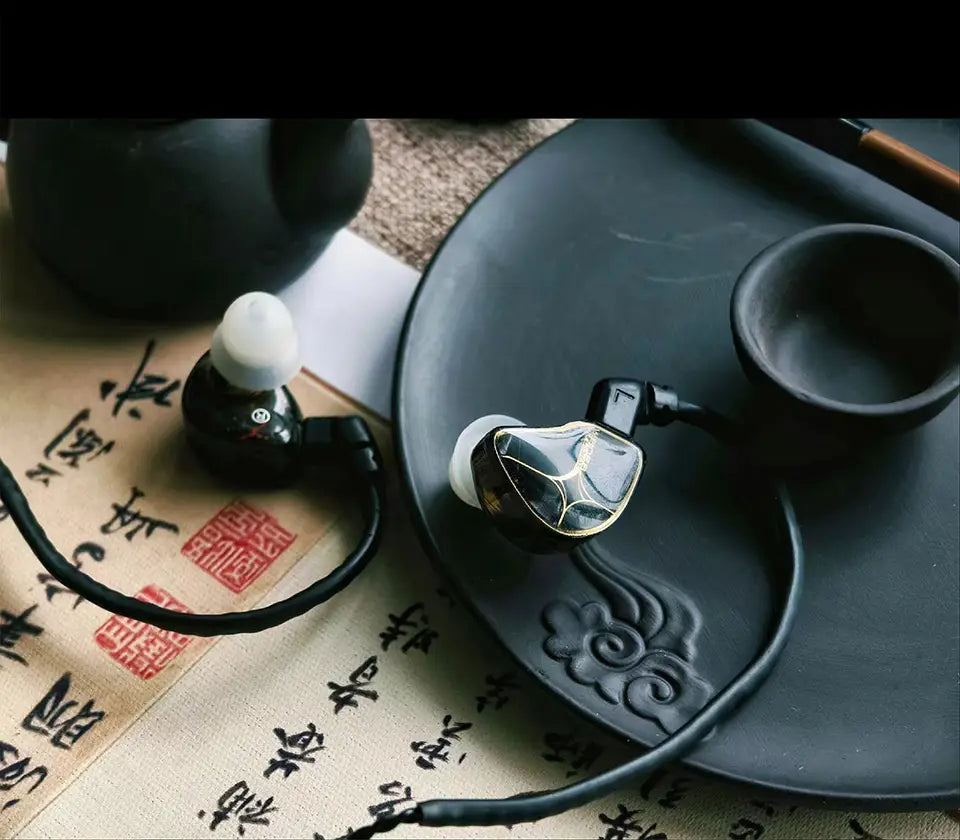 TANGZU WAN ER STUDIO Edition In Ear Monitors 10mm PET Diaphragm Dynamic Driver Replaceable 0.78mm 2Pin HiFi Wired Music Earphone