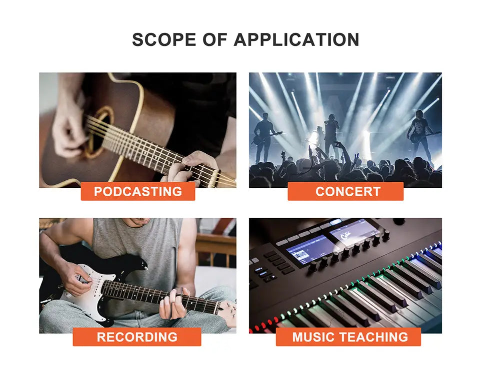Hot Music Production Equipment Studio UHF Wireless Microphone With Rechargeable Wireless Mic Set Guitar Transmitter