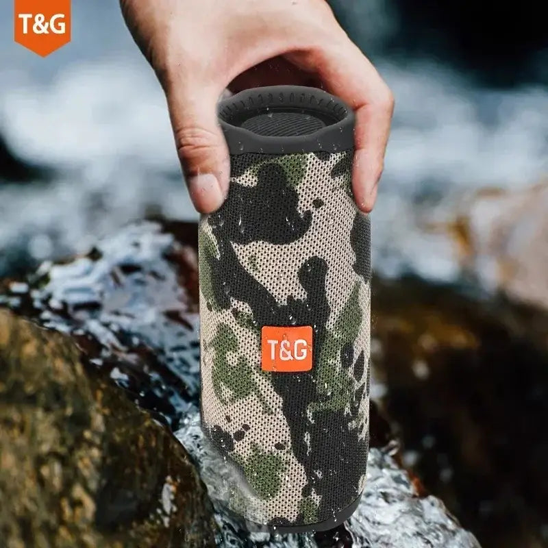 T&G TG365 Portable Bluetooth Speaker Dual Bass LED Wireless Subwoofer Waterproof Outdoor Boombox FM AUX BT TF Music Player