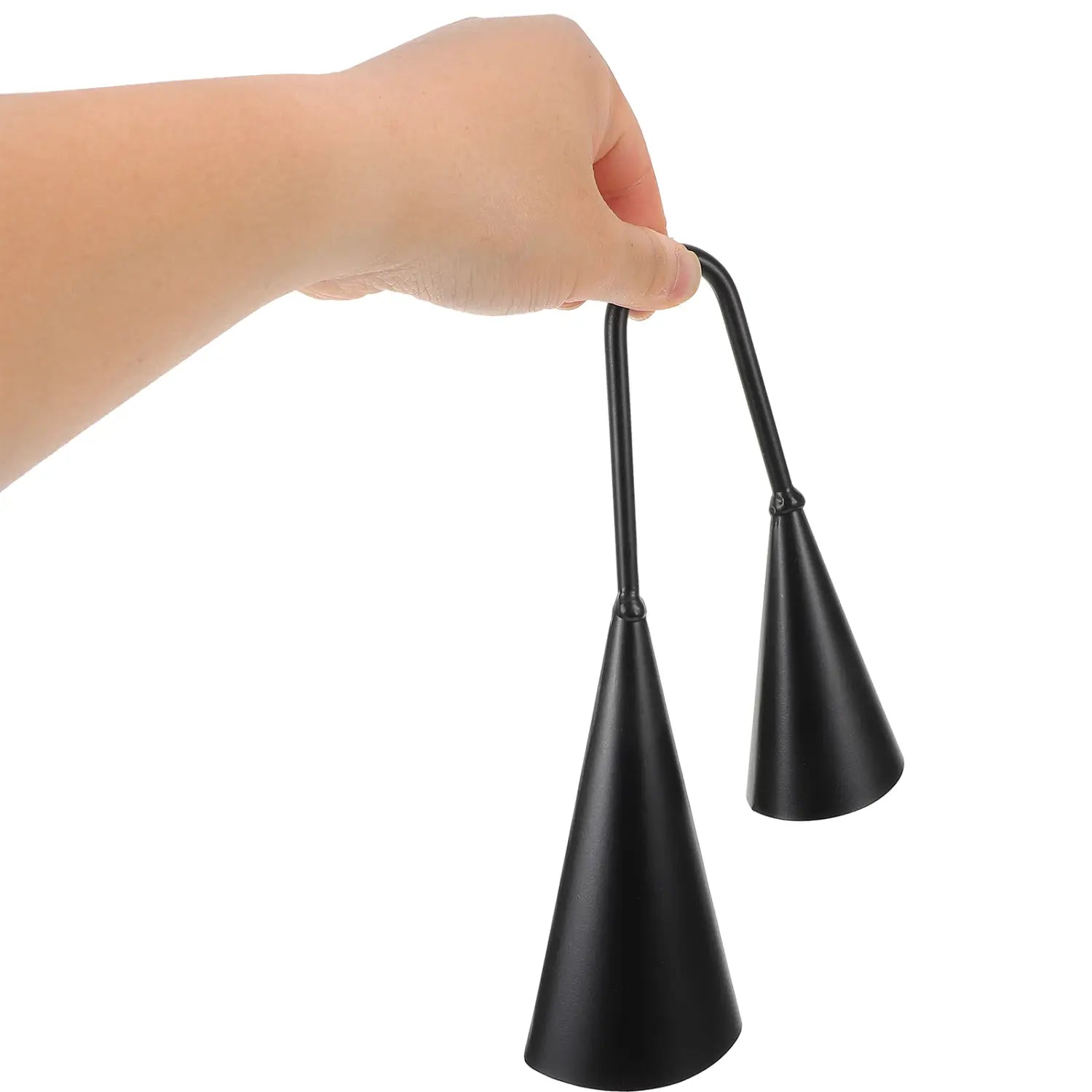 Double Trumpet Metal Cowbell Agogo Bells High Low Pitch Percussion Instrument Stick Children Sporting Noise Makers Musical