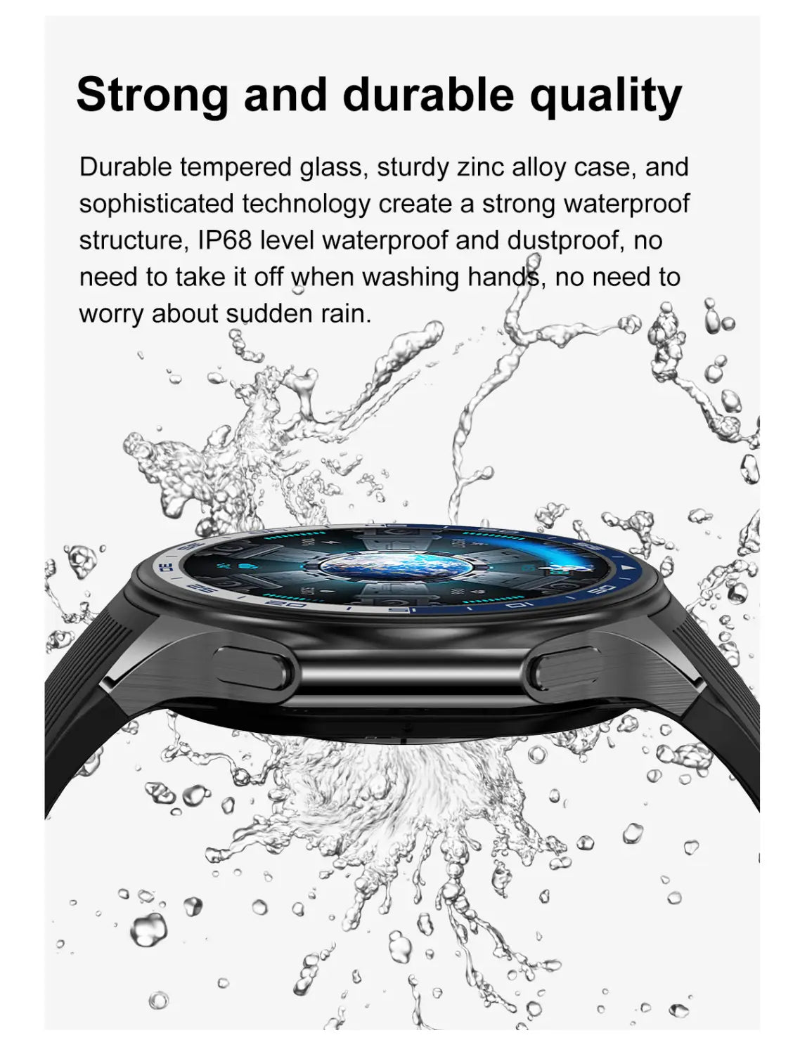 2024 New For OPPO Watch X Smart Watch 4G Memory Music Video Bluetooth Call IP68 Waterproof AMOLED Smartwatch For TWS Earphones