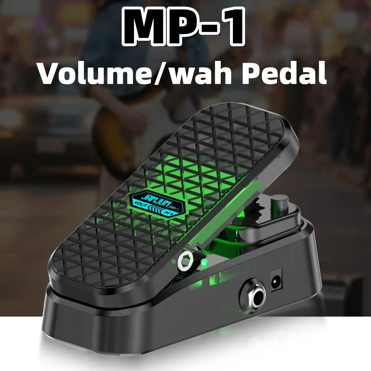 MP-1 Mini Wah/Volume Pedal/2-in-1 Combo/23°Wide Travel/Pure Analog Wah/Features RM Shielded Inductor/for Electric Guitar