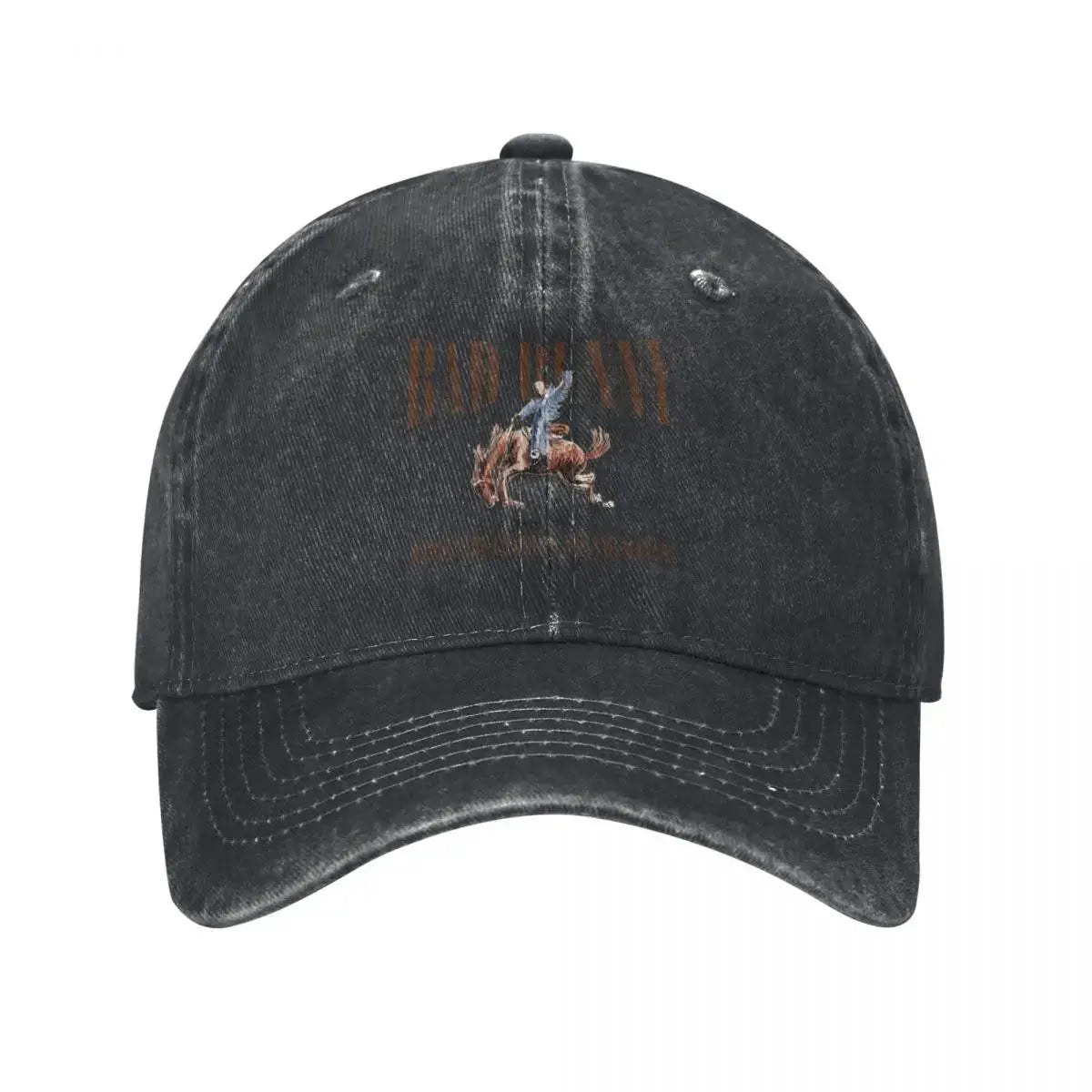 2024 Tour Bad Bunny Nadie Sabe Baseball Caps Retro Distressed Washed Music Sun Cap Men Women Outdoor Summer Adjustable Hats Cap