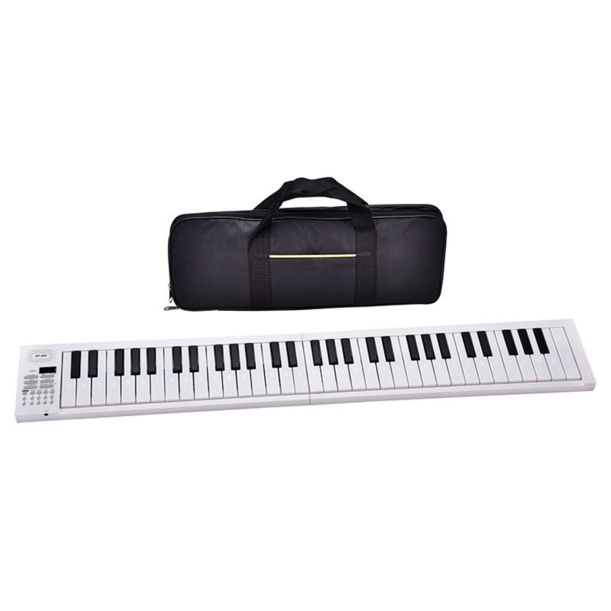 Miwayer 61-Key Electronic Piano Keyboard 180° w/16 Tones/100 Rhythms/25 Demos/USBpower cord/Built-in Battery Digital Piano