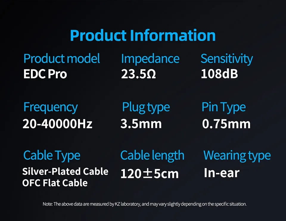 New KZ EDC PRO HIFI 3.5MM AUX Wired Earphone Dynamic High Performance Monitor In-Ear Earbuds Detachable Cable Harman EDXPRO Lite