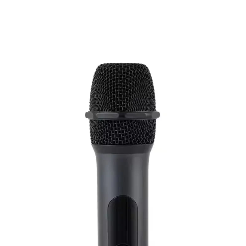 Wireless Microphone UHF 2 Channel Karaoke System With Rechargeable Receiver Cordless Handheld Mic For Church Party Speaker