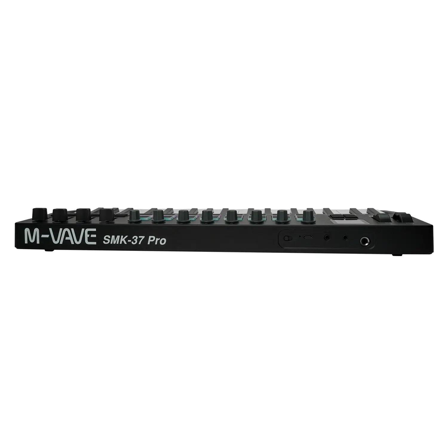 M-VAVE SMK-37 Pro Keyboard 37 Keys MIDI Controller w/Built-in Synthesizer|16 RGB Backlit Drum Pads|4 Sliders|Music Production