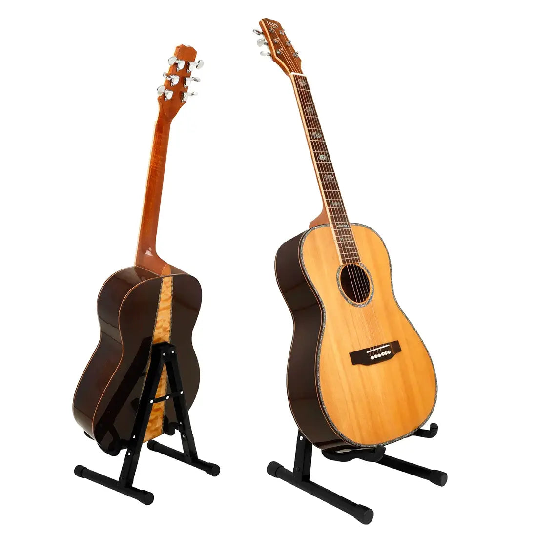Guitar Stands Foldable Acoustic-Electric Guitar Universal Type A Stand Easy to Carry Ruggedised Sturdier Guitar Accessory