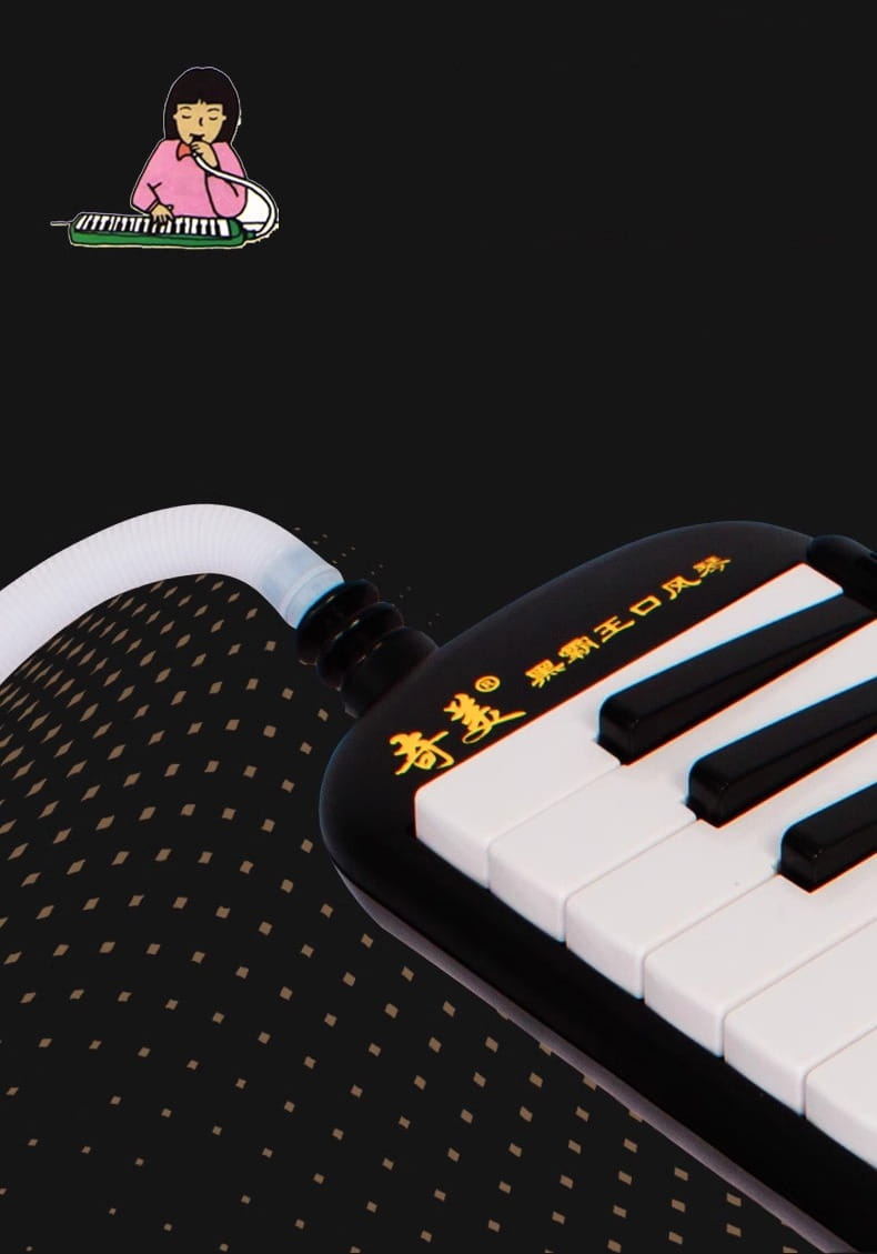 Professional Melodica 37 Keys Children’s Musical Keyboard Kids Mouth Organ Melody Mouth Piece Button Accordion Music Instruments