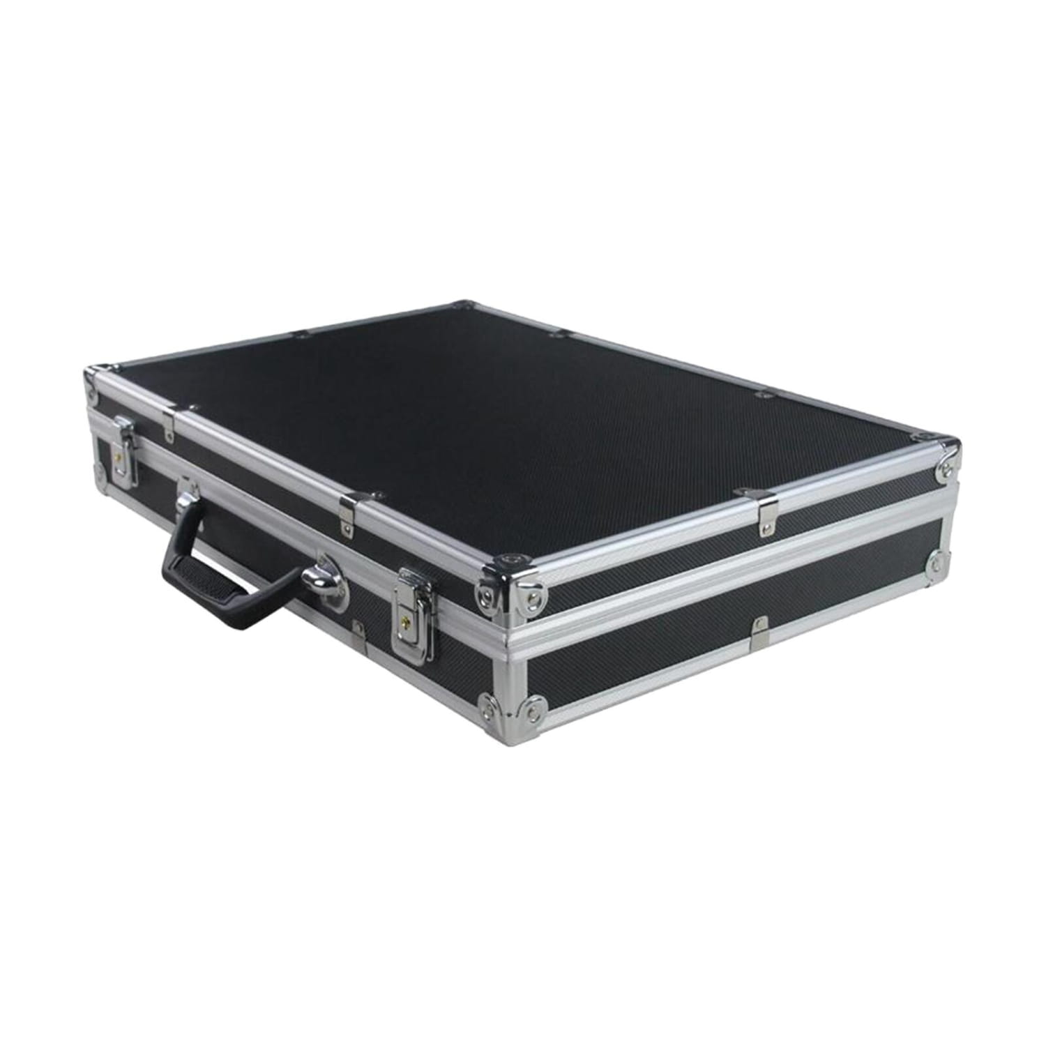 Microphone Case Studio with Sponge Lining Impact Resistant Instrument Box Singing Professional Hard Shell Mic Case for 4/8 Mics