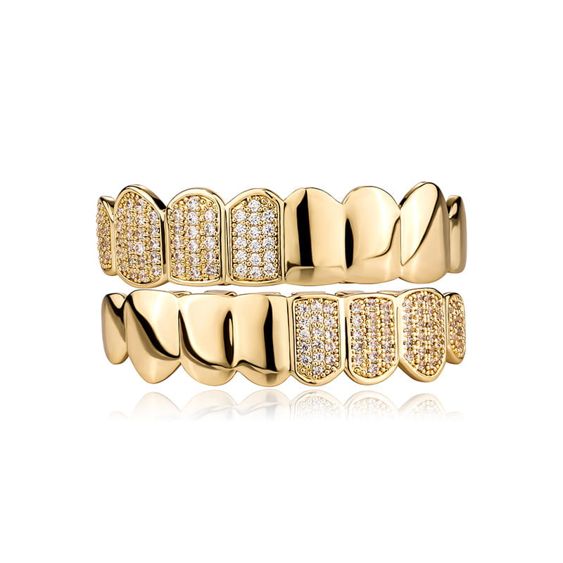 High-end New Exquisite Halloween High Quality Hip-Hop Suitable Both Men Women Versatile Hollow-Out Punk Rapper Party Gift Grillz
