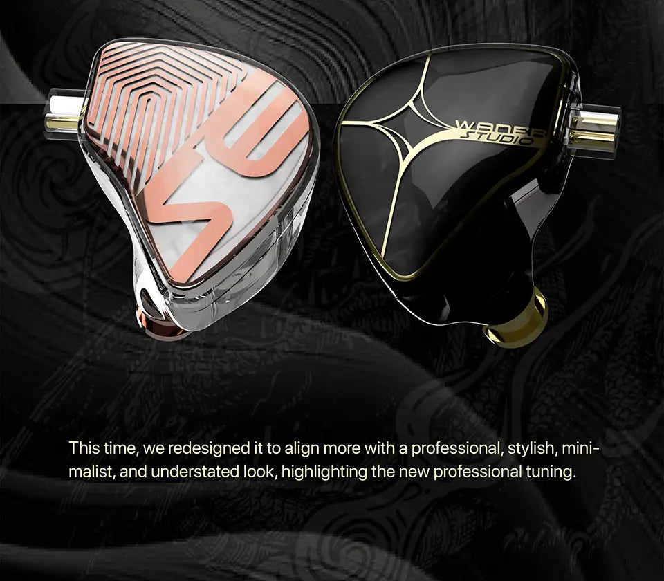 TANGZU WAN ER STUDIO Edition In Ear Monitors 10mm PET Diaphragm Dynamic Driver Replaceable 0.78mm 2Pin HiFi Wired Music Earphone