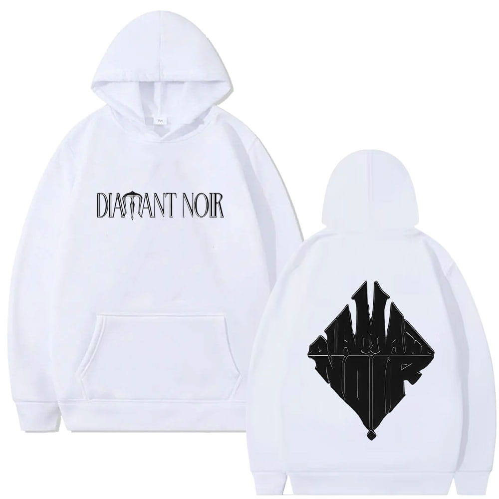 Rapper WeRenoi Diamant Noir Graphic Hoodie Men Women Hip Hop Fashion Pop Music Streetwear Male Casual Vintage Oversized Hoodies
