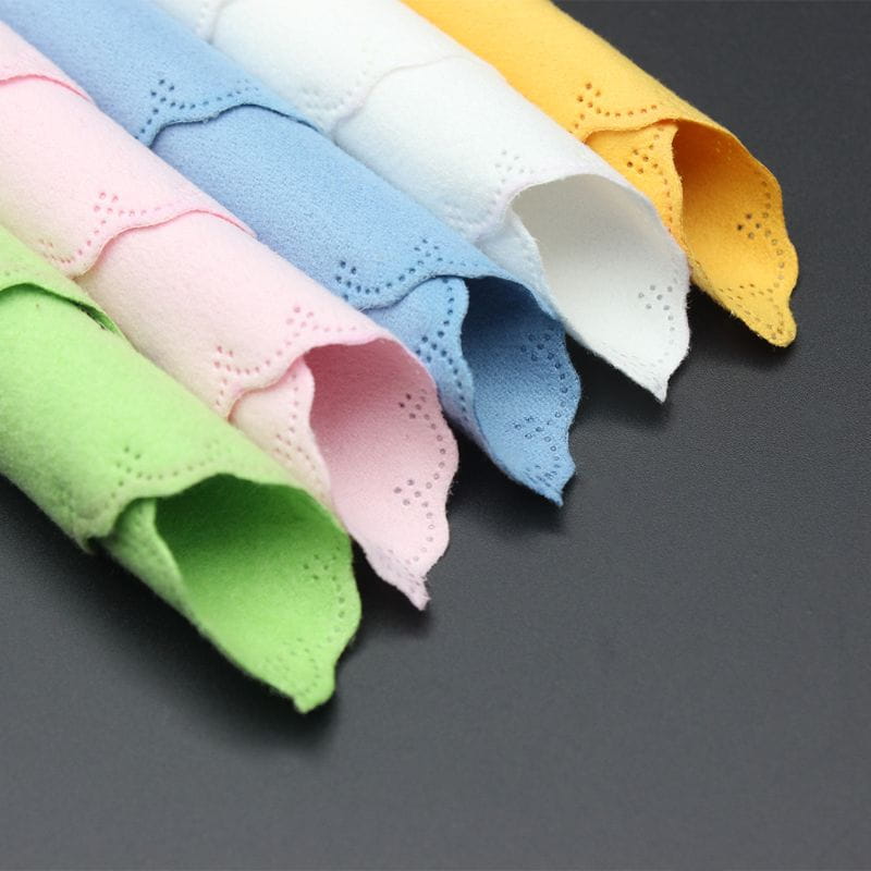 5pcs Microfiber Cleaning Polishing Polish Cloth for Musical Instrument Guitar Violin Piano Clarinet Trumpet Sax Universal