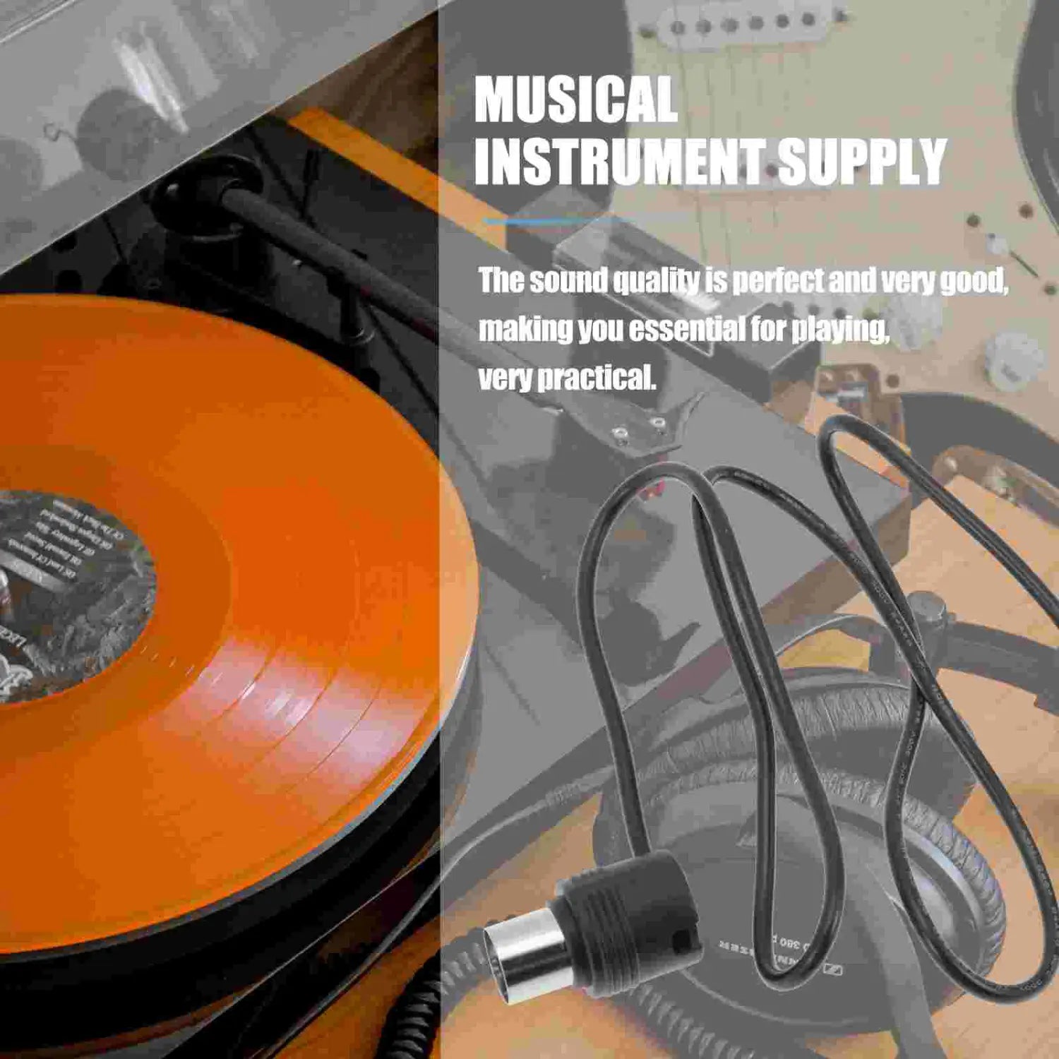 360° MIDI male to male cable 5 pin Electric Piano keyboard effector Sound card transmission Extension Cord MIDI Cable DIN Plug