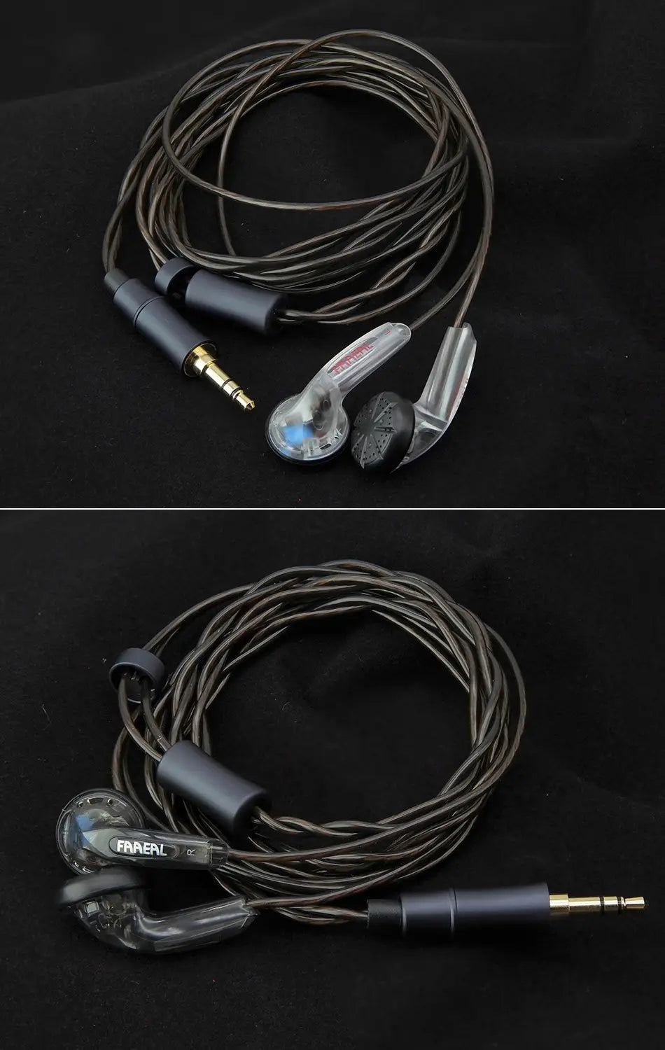 FAAEAL Rosemary Flat Head Earbuds 3.5mm Standard/4.4mm 2.5mm TRRS Balanced Earphones 150ohms HiFi Bass Music Headphones Headsets