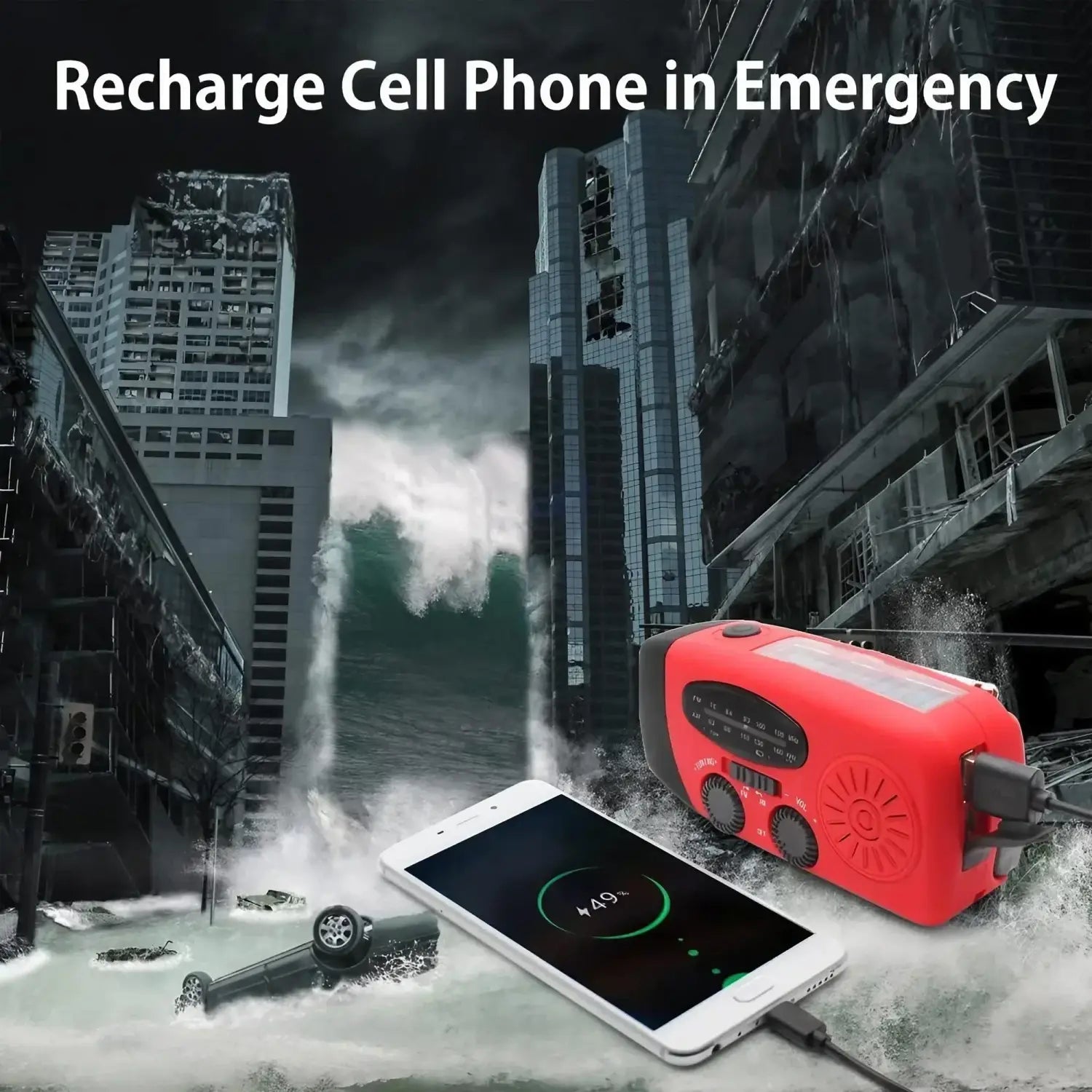 STONEGO Mini Portable Radio Handheld Rechargeable Digital FM USB TF MP3 Player Stonego Speaker Devices Supplies
