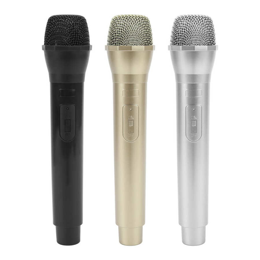 Prop Microphone for Karaoke Dance Shows Practice Microphone Prop for Karaoke studio microphone